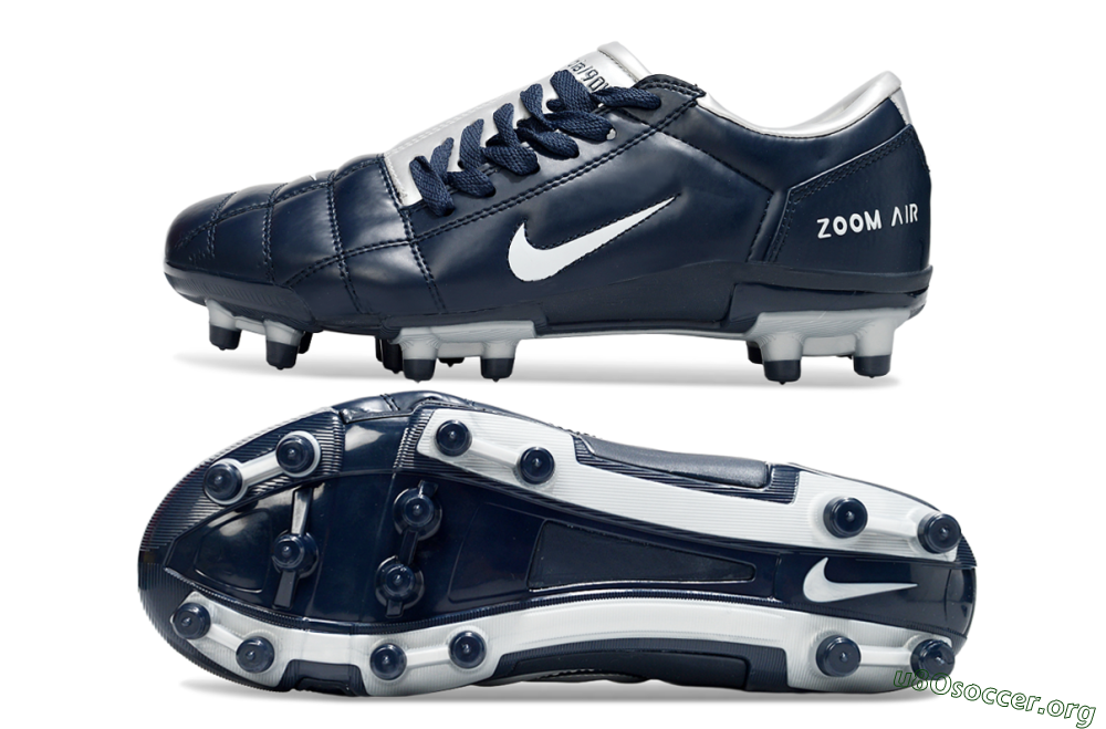 Nike Air Zoom Total 90 III FG Football Boots - Blue/Silver/White 1