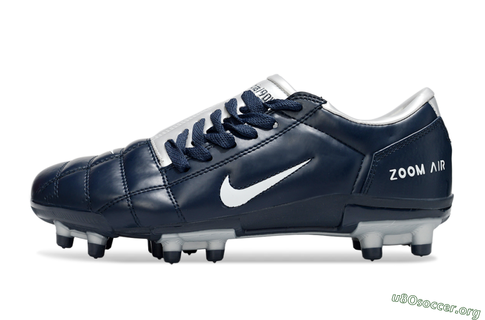 Nike Air Zoom Total 90 III FG Football Boots - Blue/Silver/White 3