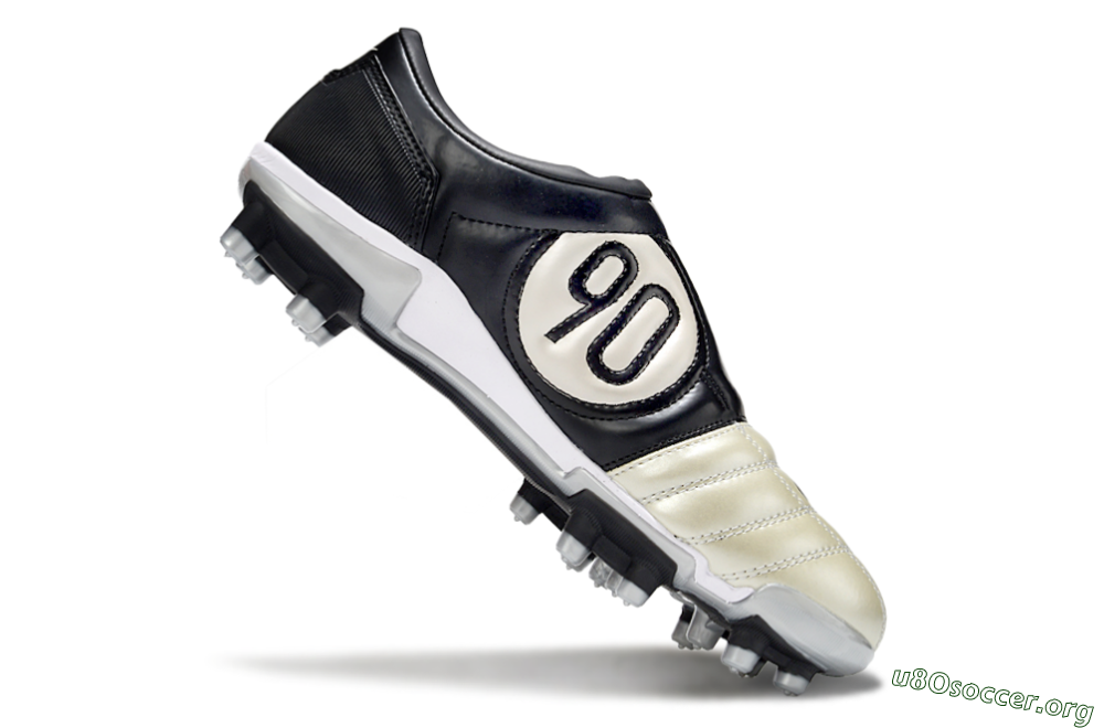 Nike Air Zoom Total 90 III FG Football Boots - Beige/Black/White 5