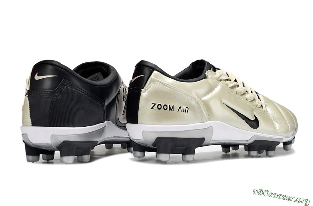 Nike Air Zoom Total 90 III FG Football Boots - Beige/Black/White 7