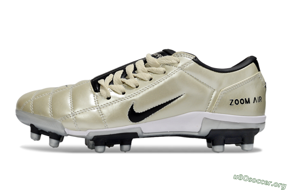 Nike Air Zoom Total 90 III FG Football Boots - Beige/Black/White 3