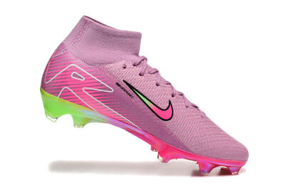Nike Air Zoom Mercurial Superfly 10 Elite FG Football Boots - Pink/White/Yellow