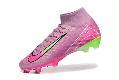 Nike Air Zoom Mercurial Superfly 10 Elite FG Football Boots - Pink/White/Yellow