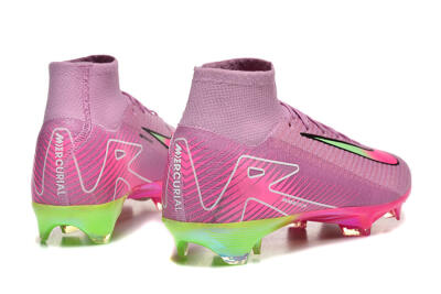 Nike Air Zoom Mercurial Superfly 10 Elite FG Football Boots - Pink/White/Yellow
