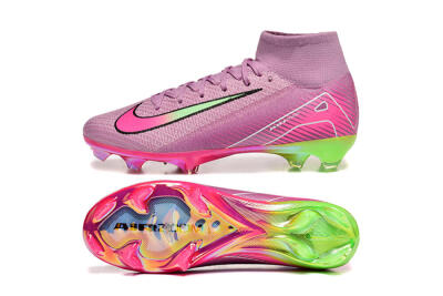 Nike Air Zoom Mercurial Superfly 10 Elite FG Football Boots - Pink/White/Yellow