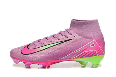 Nike Air Zoom Mercurial Superfly 10 Elite FG Football Boots - Pink/White/Yellow