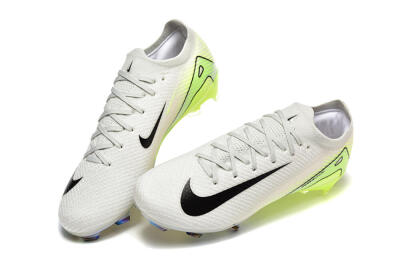 Nike Air Zoom Mercurial Vapor 16 Elite FG Football Boots - White/Black/Yellow