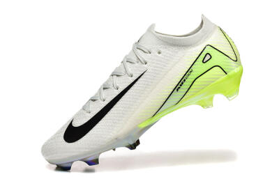 Nike Air Zoom Mercurial Vapor 16 Elite FG Football Boots - White/Black/Yellow