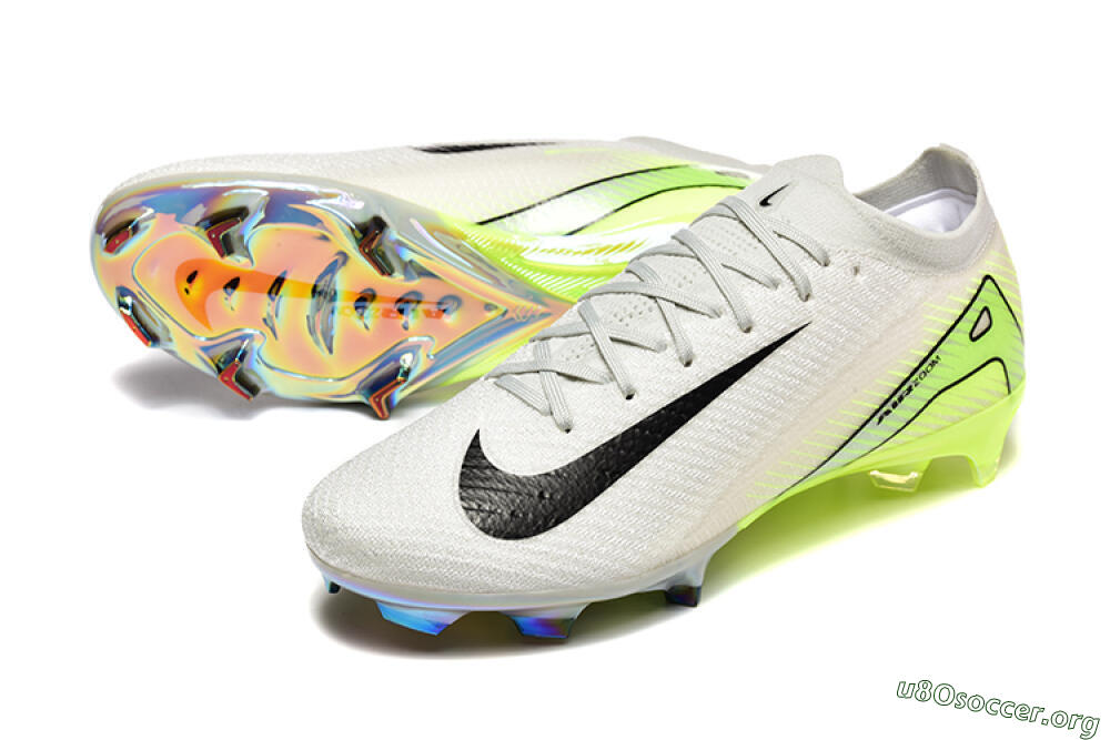 Nike Air Zoom Mercurial Vapor 16 Elite FG Football Boots - White/Black/Yellow 0
