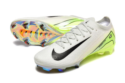 Nike Air Zoom Mercurial Vapor 16 Elite FG Football Boots - White/Black/Yellow