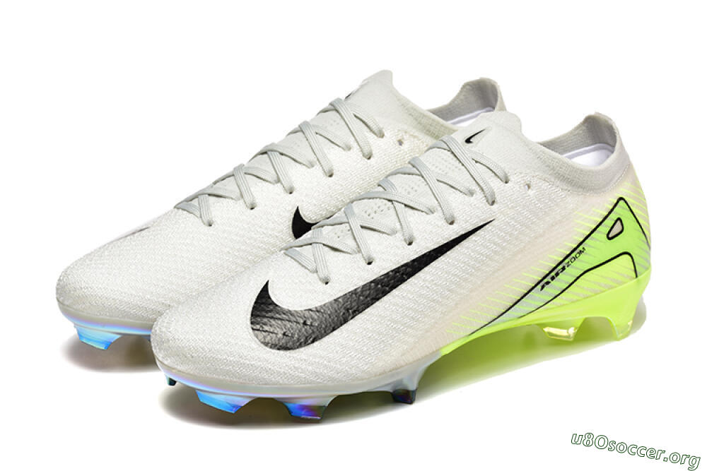 Nike Air Zoom Mercurial Vapor 16 Elite FG Football Boots - White/Black/Yellow 5