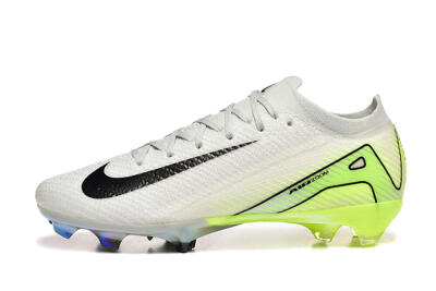 Nike Air Zoom Mercurial Vapor 16 Elite FG Football Boots - White/Black/Yellow