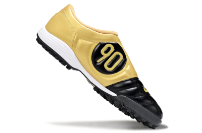 Nike Total 90 III TF Football Shoes - Black/Yellow/White
