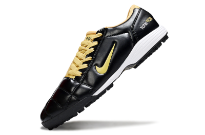 Nike Total 90 III TF Football Shoes - Black/Yellow/White