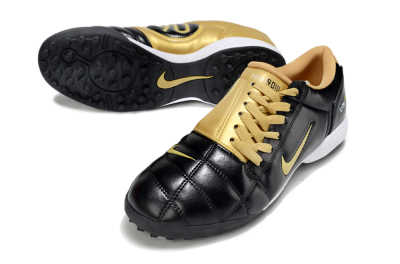 Nike Total 90 III TF Football Shoes - Black/Yellow/White