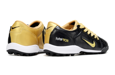 Nike Total 90 III TF Football Shoes - Black/Yellow/White