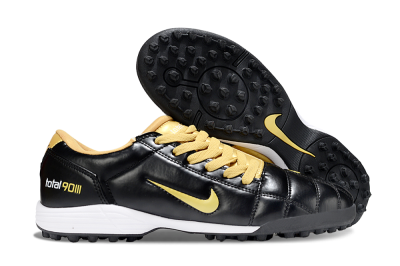 Nike Total 90 III TF Football Shoes - Black/Yellow/White