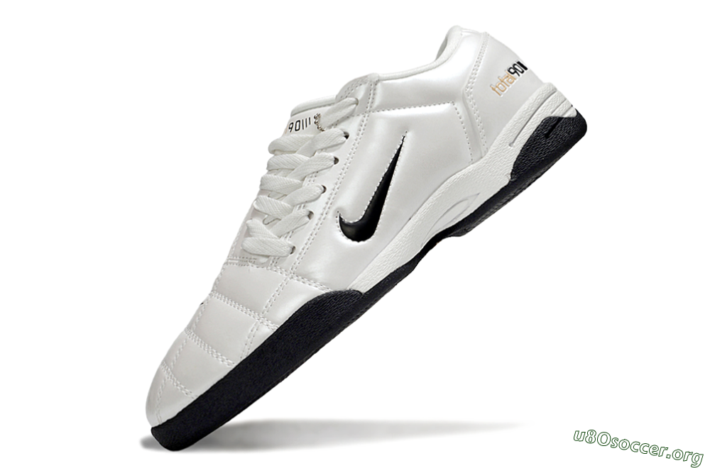 Nike Total 90 III IC Football Shoes - Beige/Black/White 6