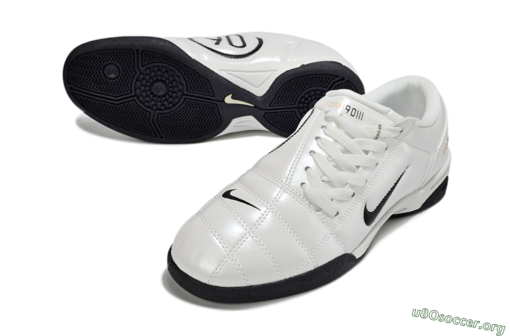 Nike Total 90 III IC Football Shoes - Beige/Black/White 0