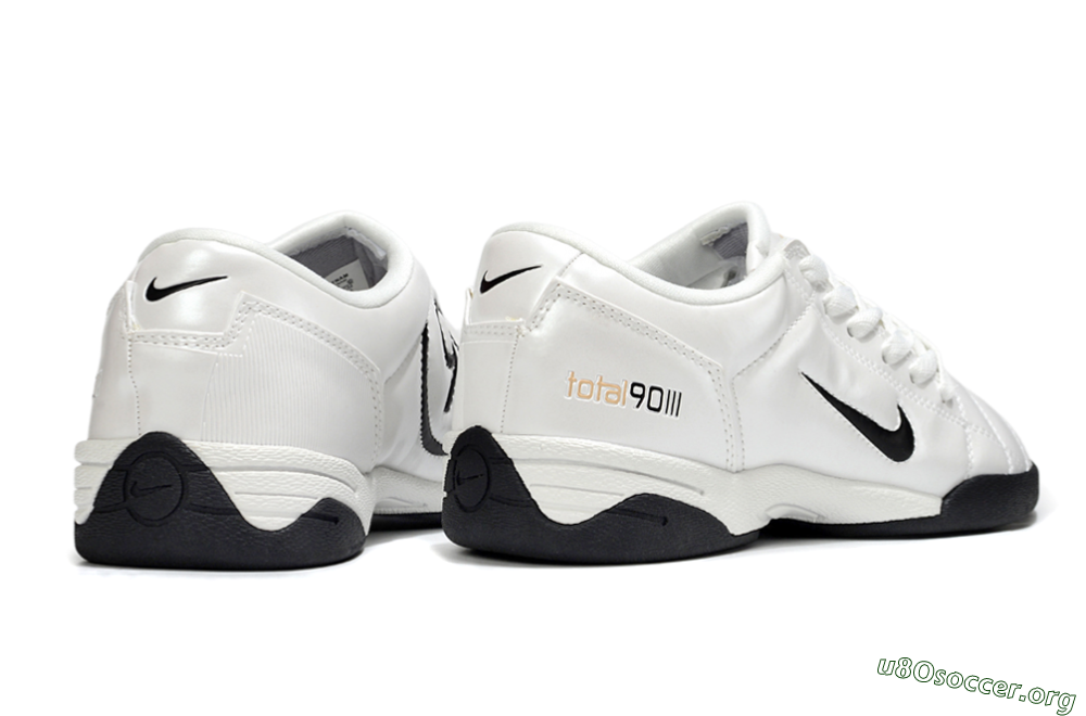 Nike Total 90 III IC Football Shoes - Beige/Black/White 7