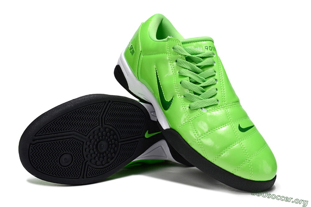 Nike Total 90 III IC Football Shoes - Yellow/Green/White 4
