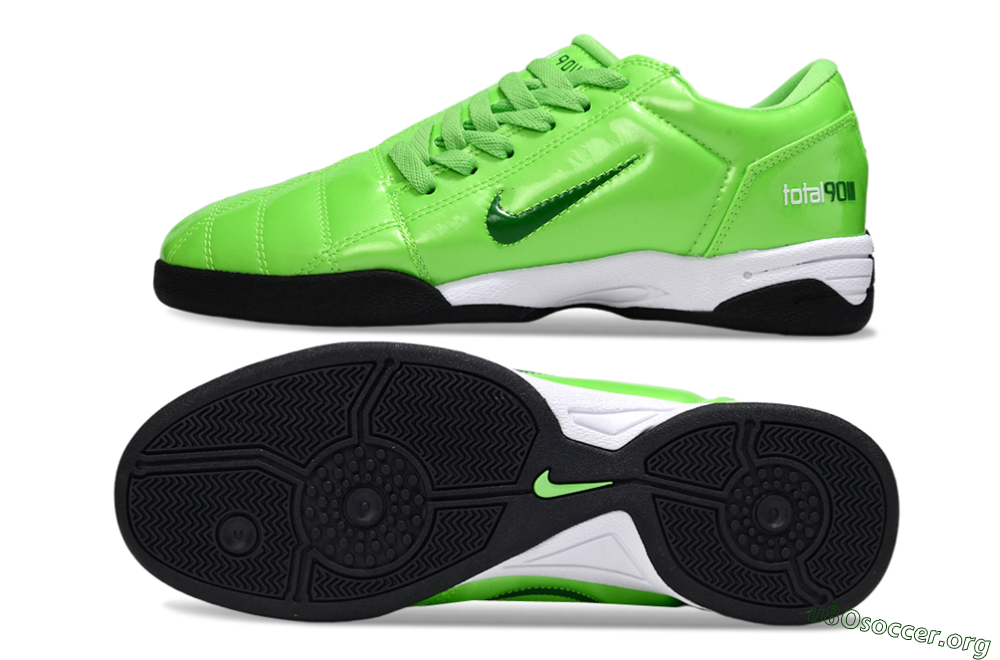 Nike Total 90 III IC Football Shoes - Yellow/Green/White 1