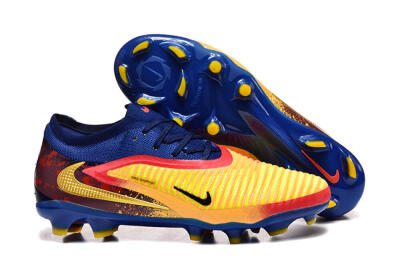 Nike Phantom GX 3 Elite FG Football Boots - Blue/Gold/Red