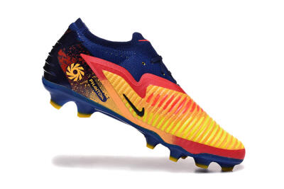 Nike Phantom GX 3 Elite FG Football Boots - Blue/Gold/Red