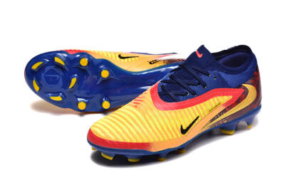Nike Phantom GX 3 Elite FG Football Boots - Blue/Gold/Red