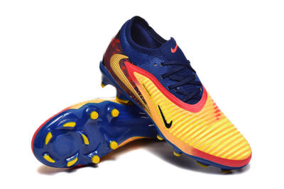 Nike Phantom GX 3 Elite FG Football Boots - Blue/Gold/Red