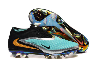 Nike Phantom GX 3 Elite FG Football Boots - Black/Jade/Silver