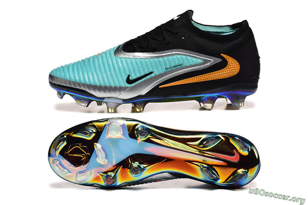 Nike Phantom GX 3 Elite FG Football Boots - Black/Jade/Silver 1