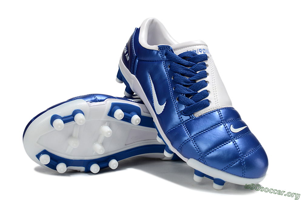 Nike Air Zoom Total 90 III FG Football Boots - Blue/White 4