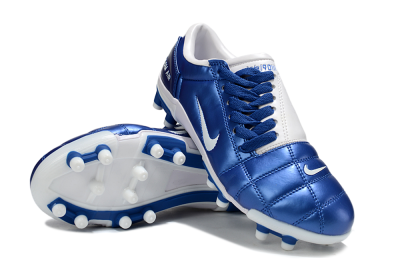 Nike Air Zoom Total 90 III FG Football Boots - Blue/White