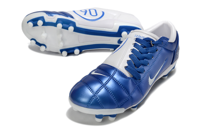 Nike Air Zoom Total 90 III FG Football Boots - Blue/White