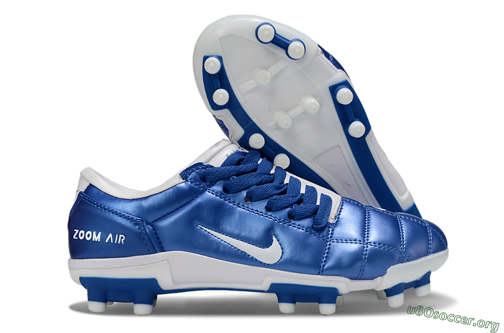 Nike Air Zoom Total 90 III FG Football Boots - Blue/White 2