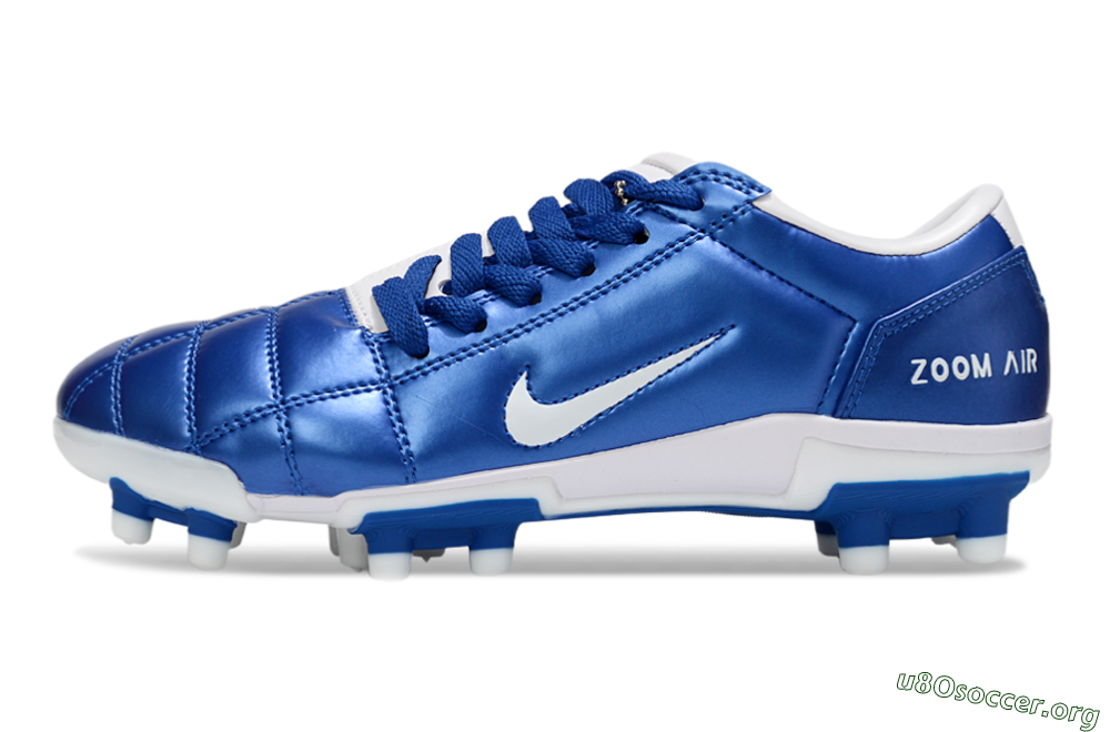 Nike Air Zoom Total 90 III FG Football Boots - Blue/White 3