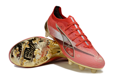 Puma Ultra 5 Ultimate FG Football Boots - Red/White/Gold