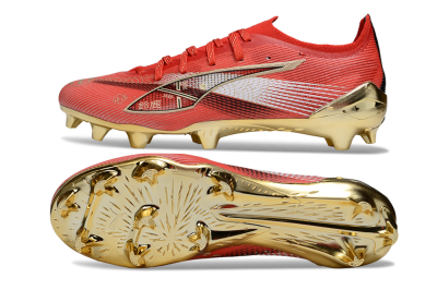 Puma Ultra 5 Ultimate FG Football Boots - Red/White/Gold