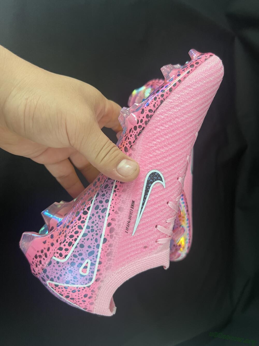 Nike Air Zoom Mercurial Vapor 16 Elite FG Football Boots - Pink/Blue/Black