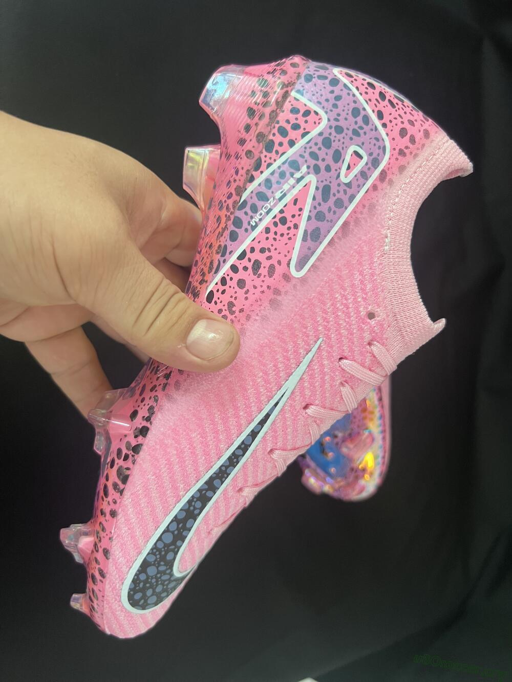 Nike Air Zoom Mercurial Vapor 16 Elite FG Football Boots - Pink/Blue/Black