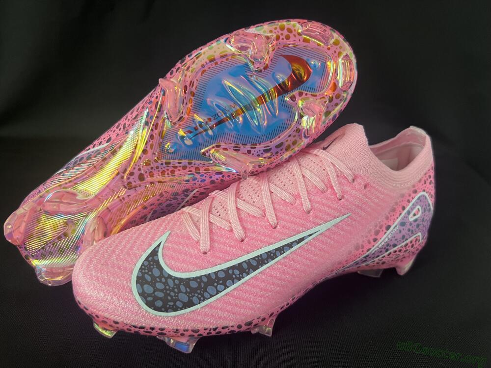 Nike Air Zoom Mercurial Vapor 16 Elite FG Football Boots - Pink/Blue/Black