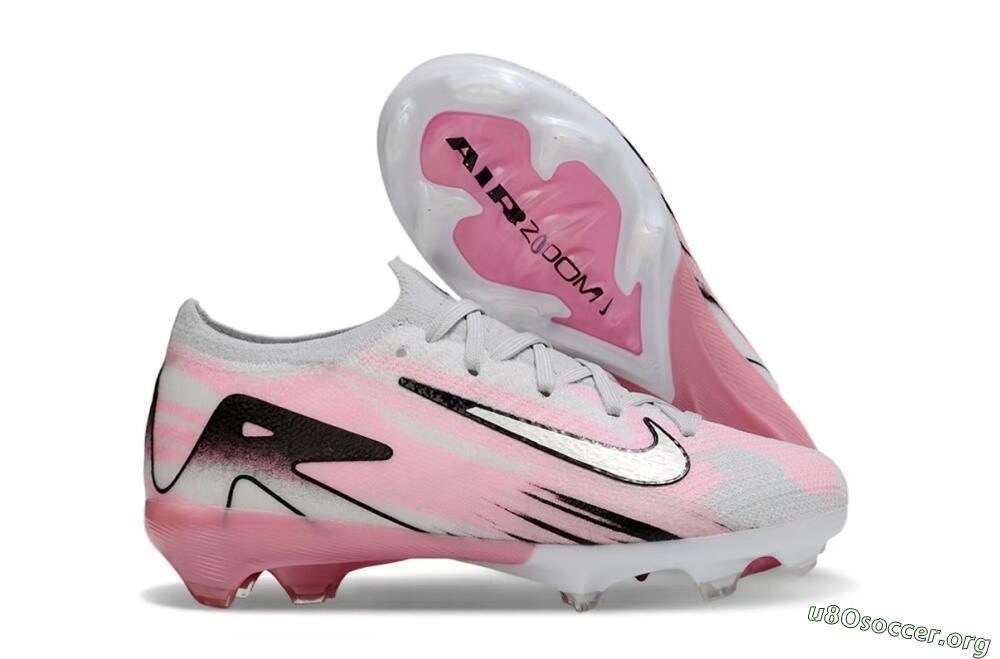 Nike Air Zoom Mercurial Vapor 16 Elite FG Football Boots - Grey/Silver/Pink 2