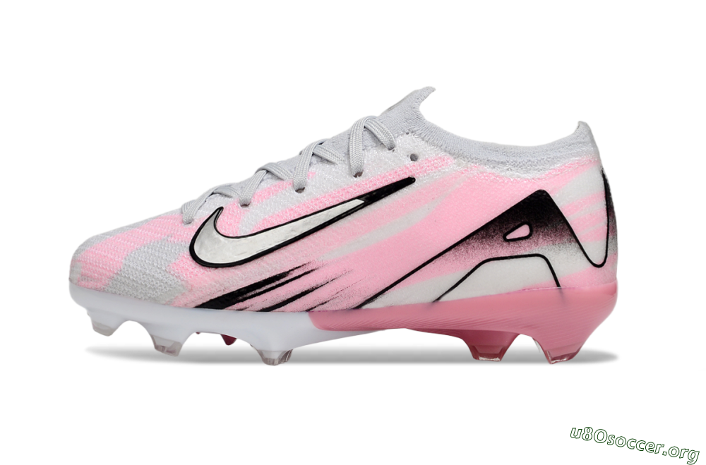 Nike Air Zoom Mercurial Vapor 16 Elite FG Football Boots - Grey/Silver/Pink 3