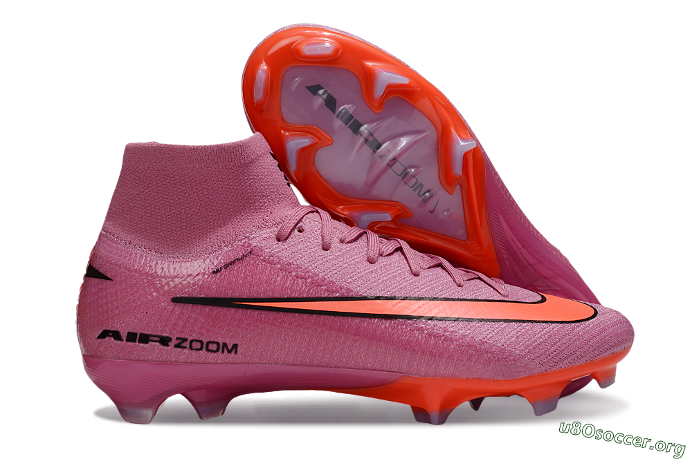 Nike Air Zoom Mercurial Superfly 10 Elite FG Football Boots - Red/Black/Orange 2
