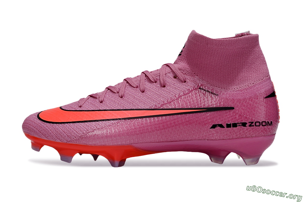 Nike Air Zoom Mercurial Superfly 10 Elite FG Football Boots - Red/Black/Orange 3