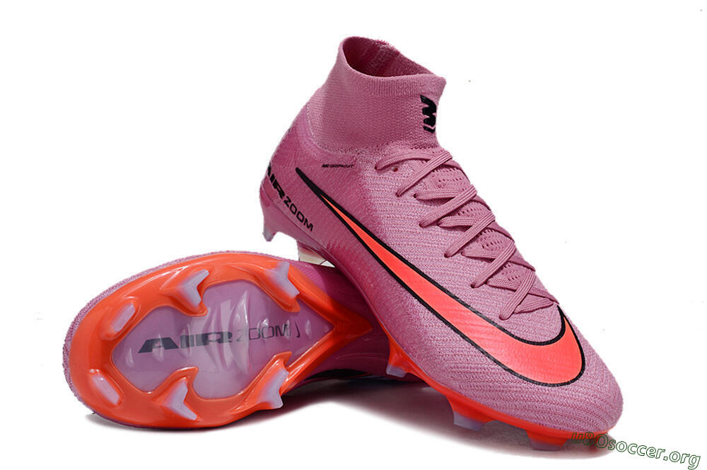Nike Air Zoom Mercurial Superfly 10 Elite FG Football Boots - Red/Black/Orange 4