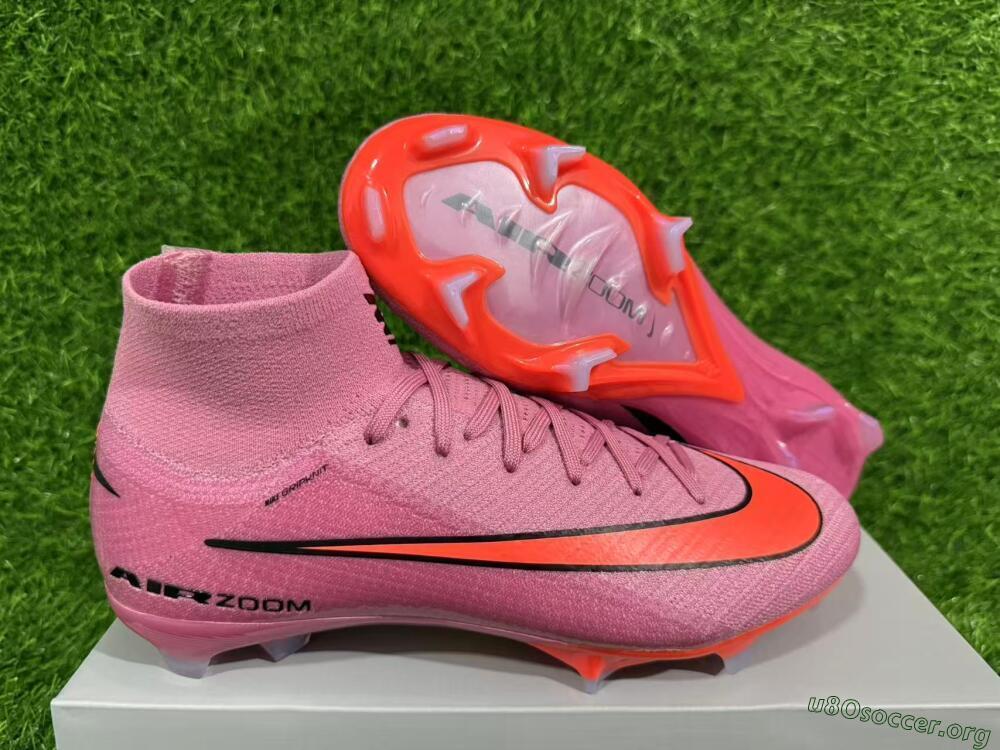 Nike Air Zoom Mercurial Superfly 10 Elite FG Football Boots - Red/Black/Orange