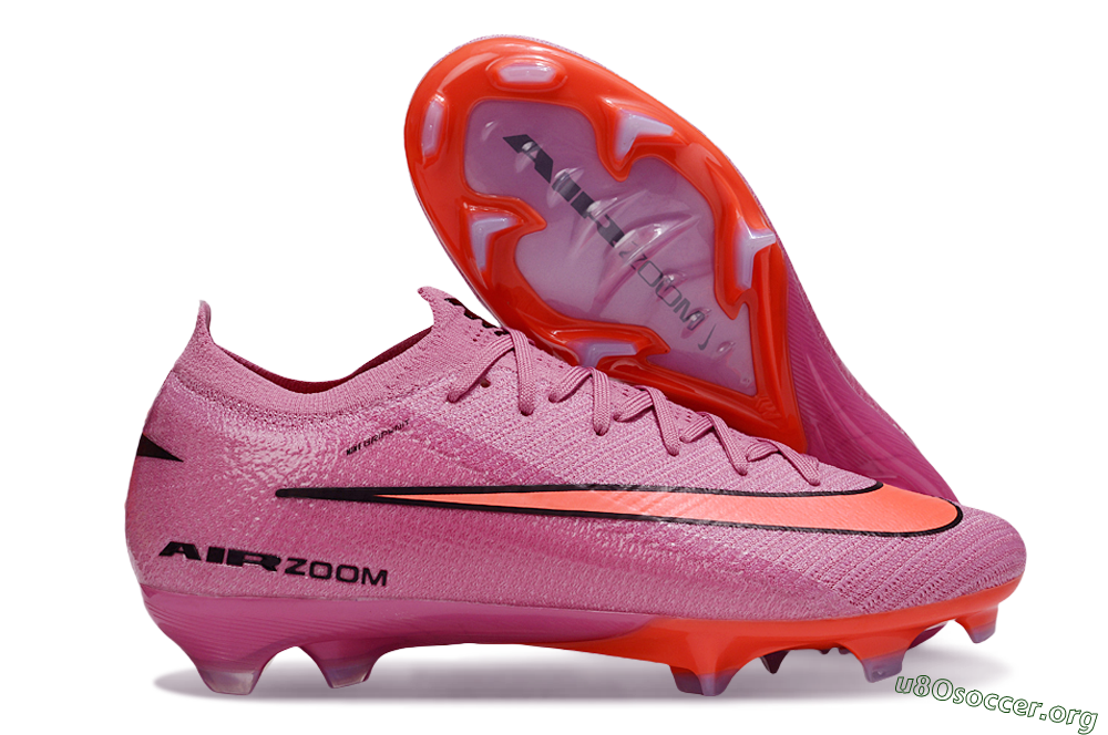 Nike Air Zoom Mercurial Vapor 16 Elite FG Football Boots - Red/Black/Orange 2