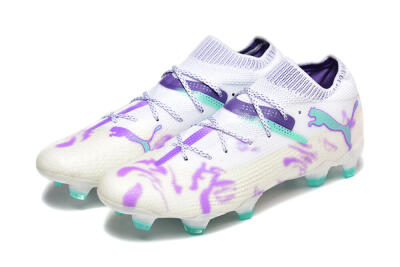 Puma Future Ultimate FG Football Boots - White/Purple/Jade